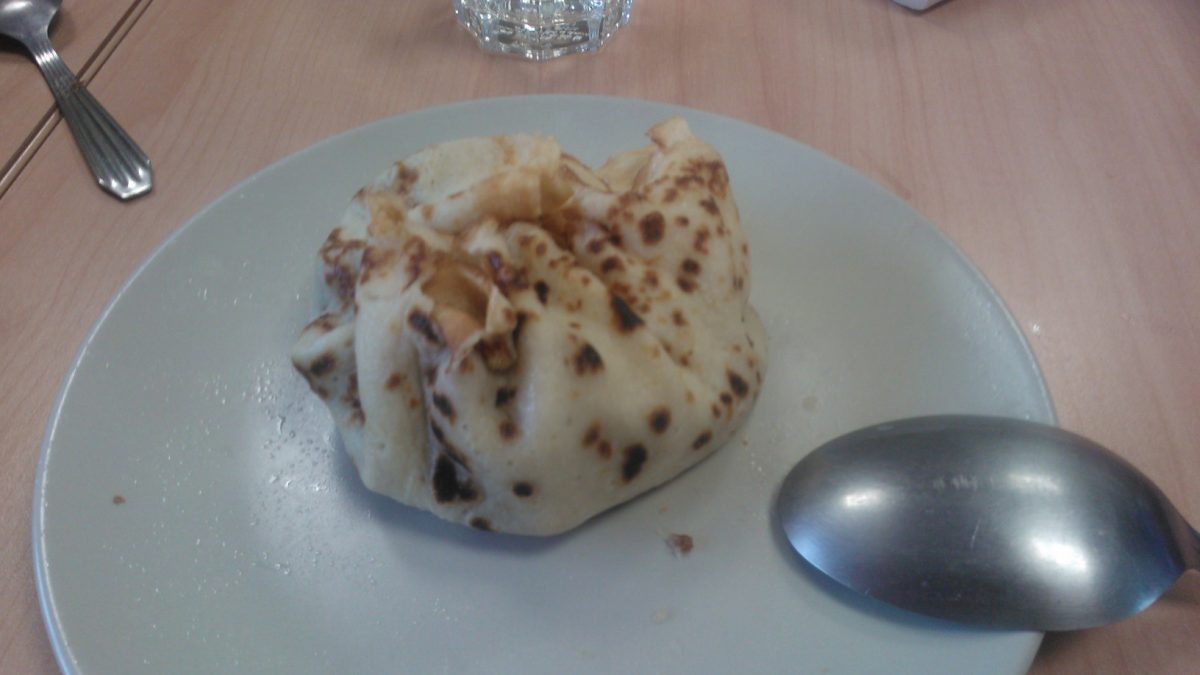 Aumonière à la pomme ou à la poire et spéculoos