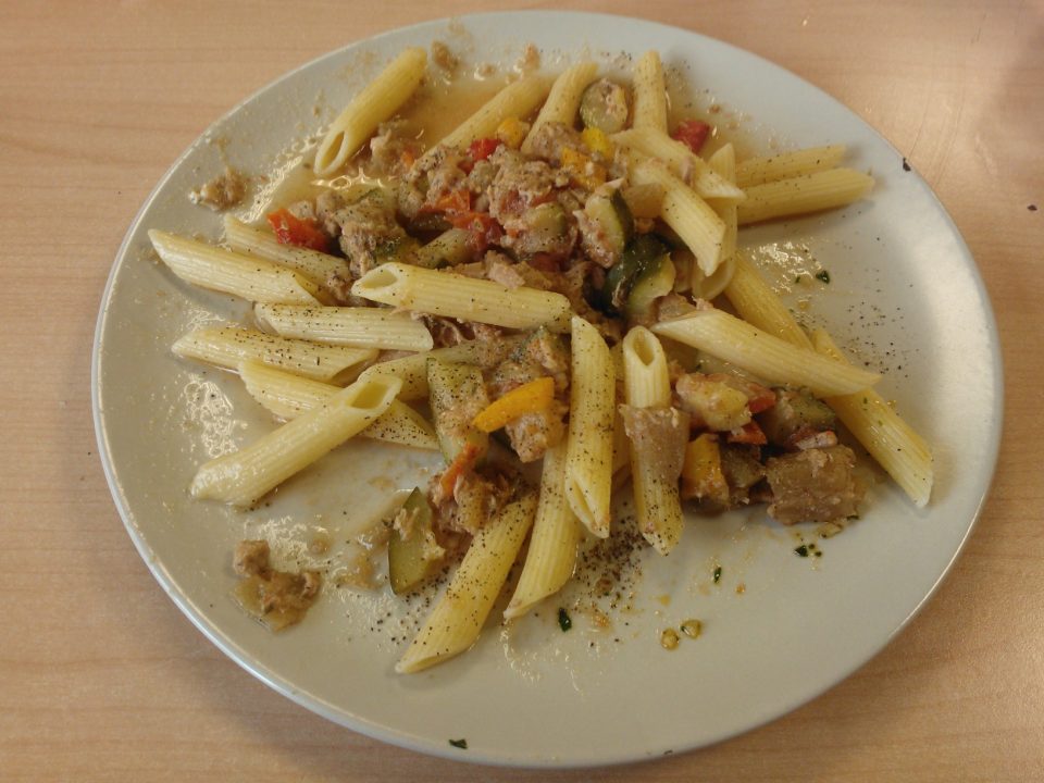 PENNE AUX LEGUMES DU SOLEIL ET THON