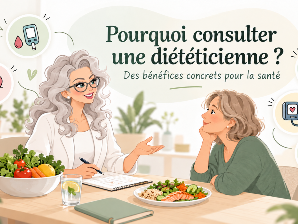Consultation diététique personnalisée pour améliorer sa santé et prévenir les maladies chroniques.