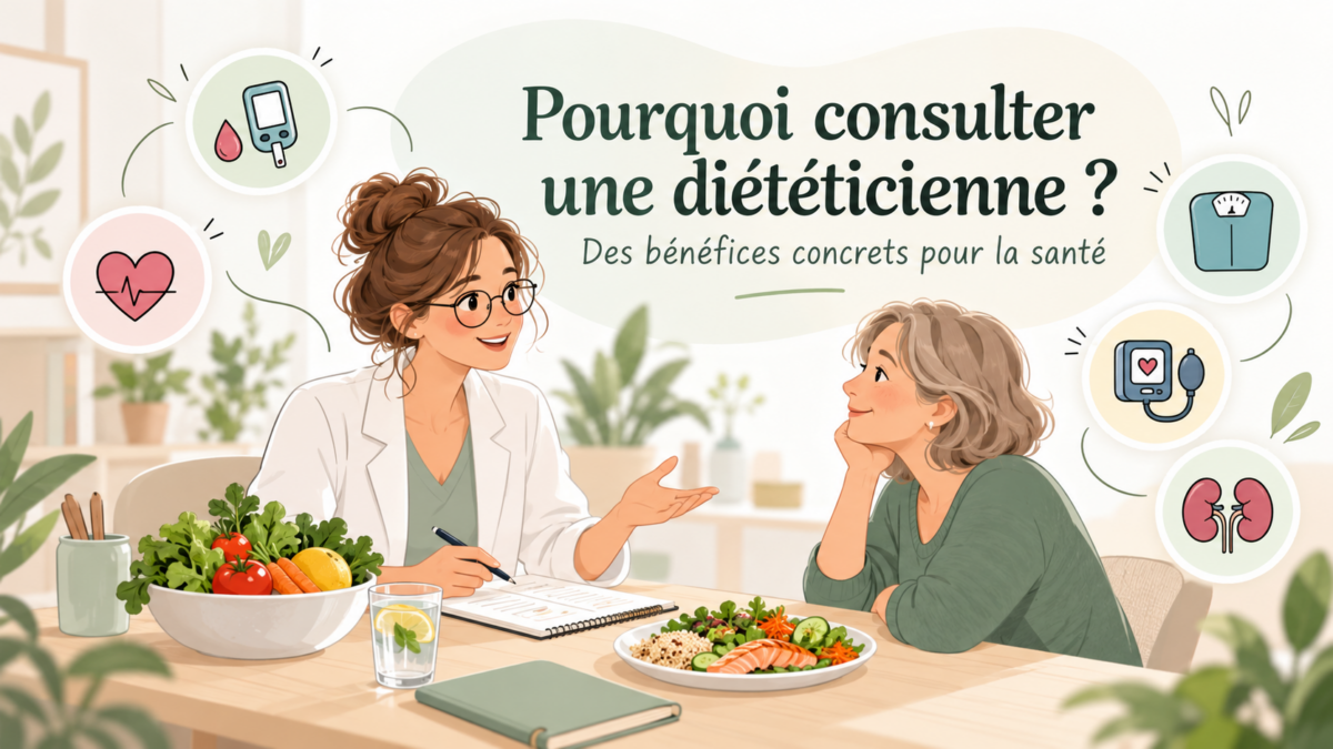 Consultation diététique personnalisée pour améliorer sa santé et prévenir les maladies chroniques.