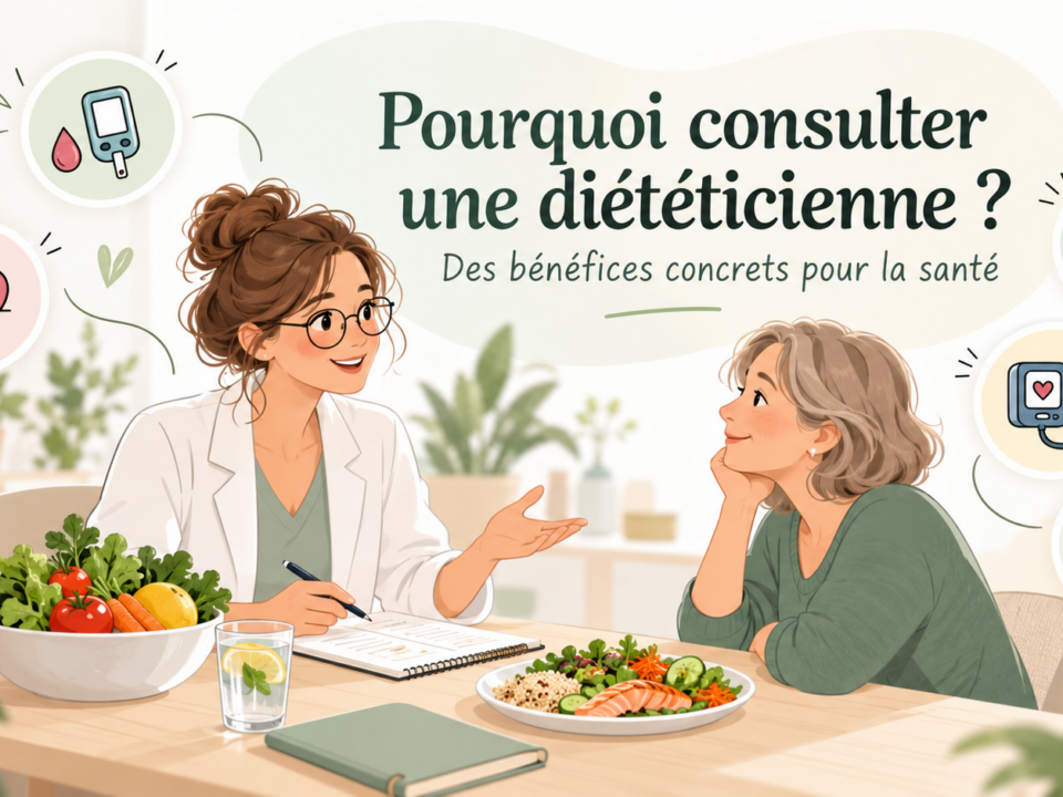Consultation diététique personnalisée pour améliorer sa santé et prévenir les maladies chroniques.